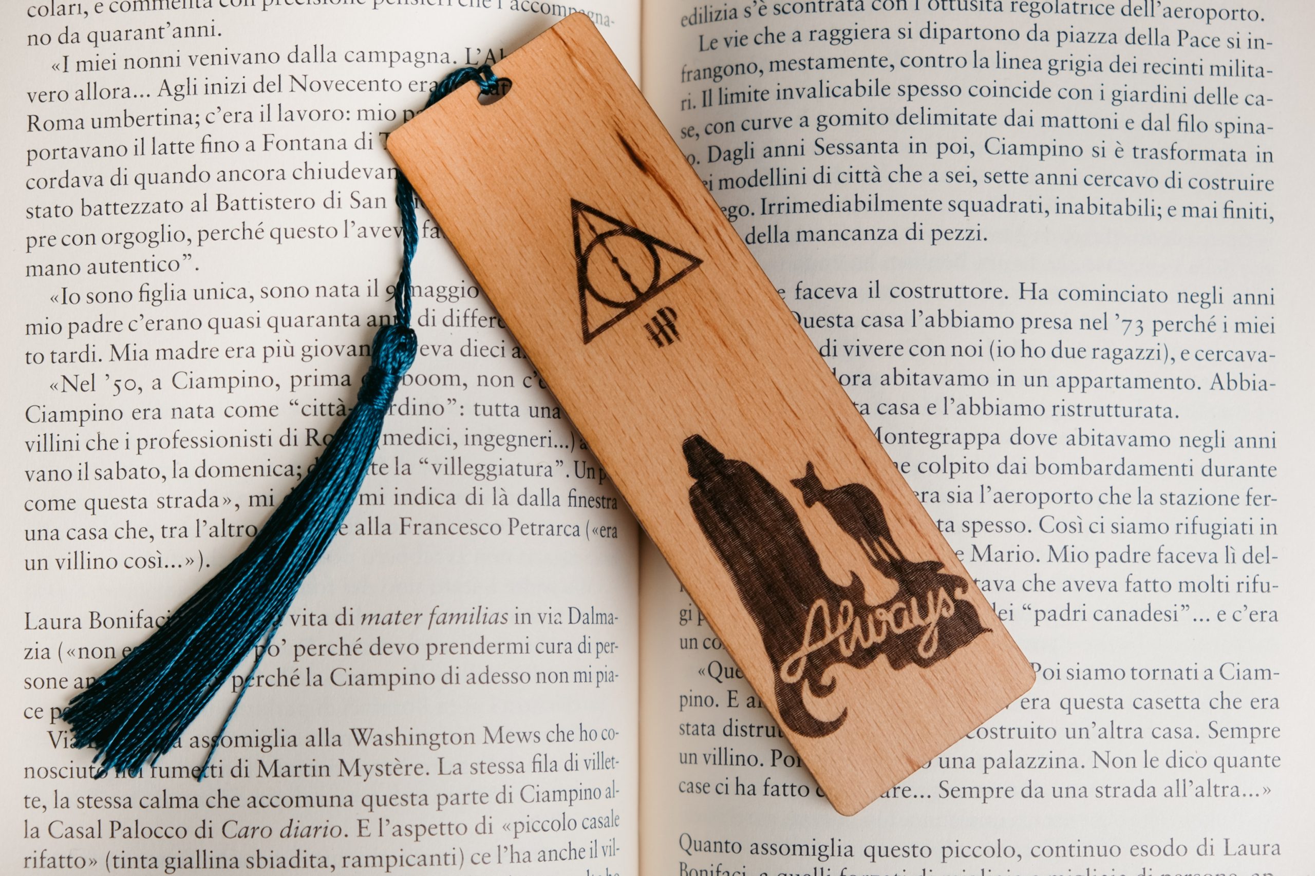 Harry Potter 1 – segnalibro in legno
